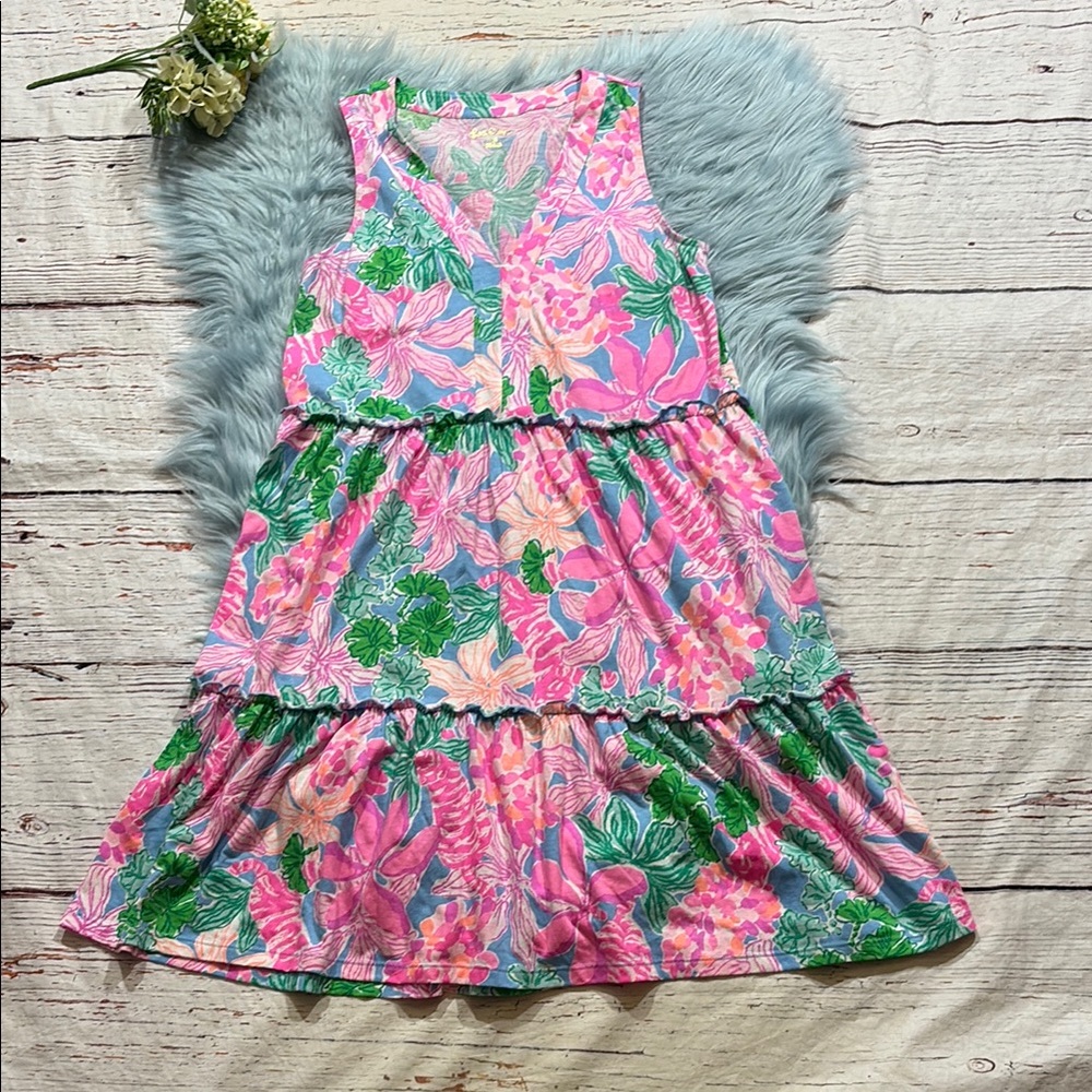 Lilly Pulitzer Lorina Swing Dress in Multi Tigers Lair sz XS